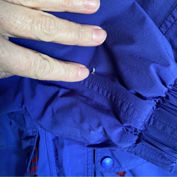 LL Bean Gore Tex Jacket Womens Small North Col Parka Purple Vintage - Picture 4 of 6